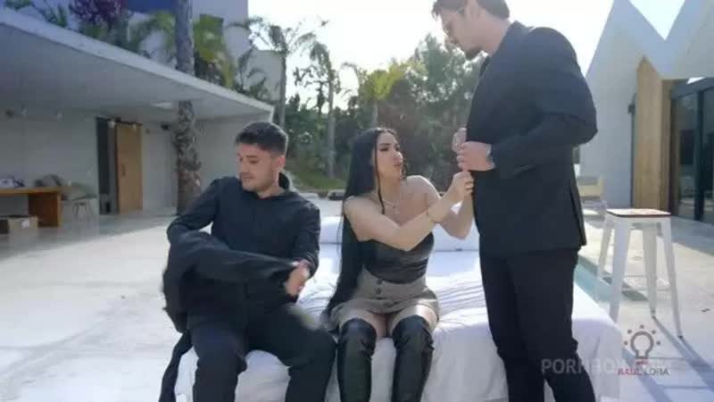 Pornbox Clea Gaultiers First Double Vaginal Scared Protected By Two Security Guards Porn Video