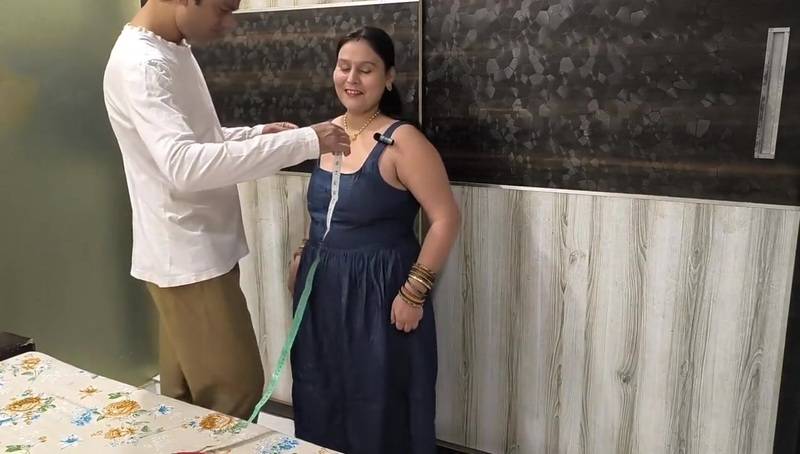 Puja Bhabhi Fuck With Tailor For Stitching A Dress Free Of Cost By Desi Chudai Hub In Hindi, Indian, Desi, Missionary, BBW Porn Porn Video