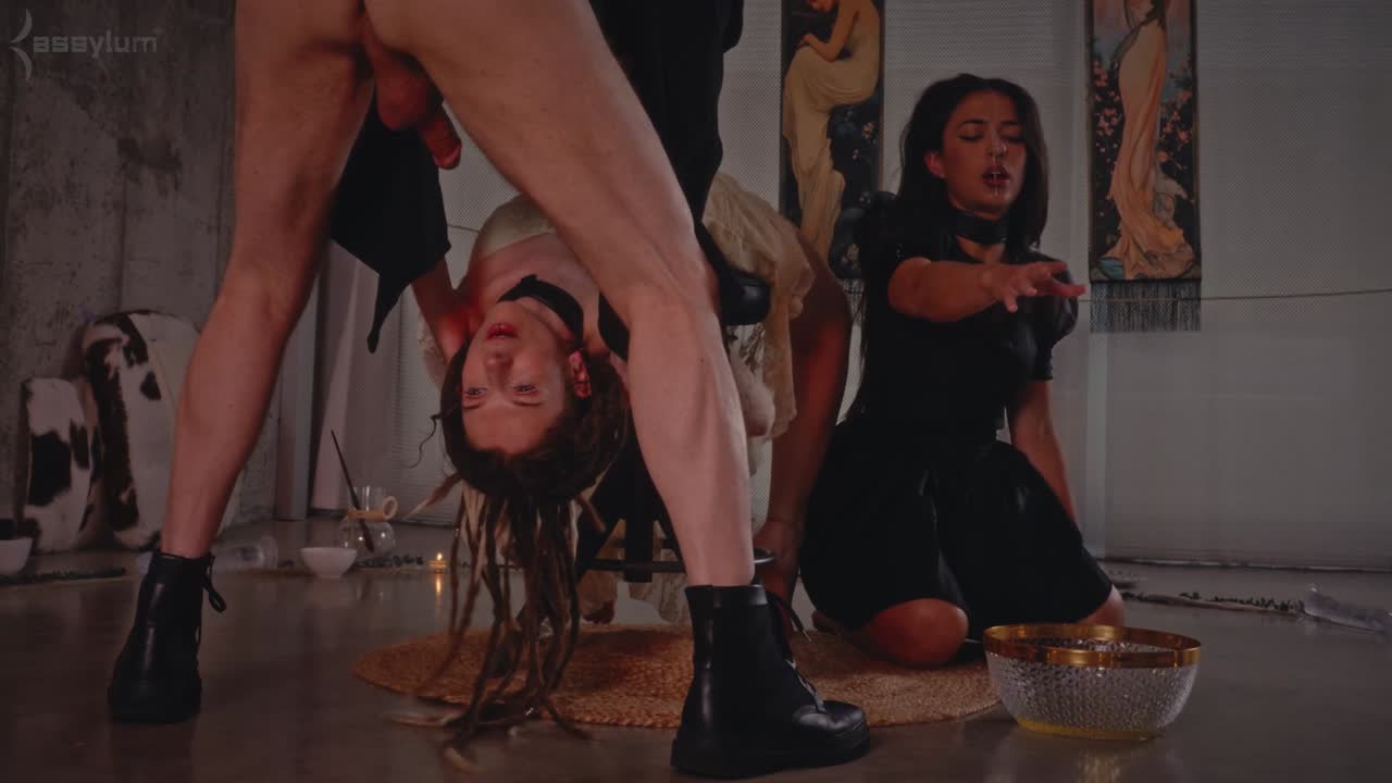Assylum - Nuria Millan, Eva Fay Magia Sexualis A Rite Of Ass And Mouth Porn Video