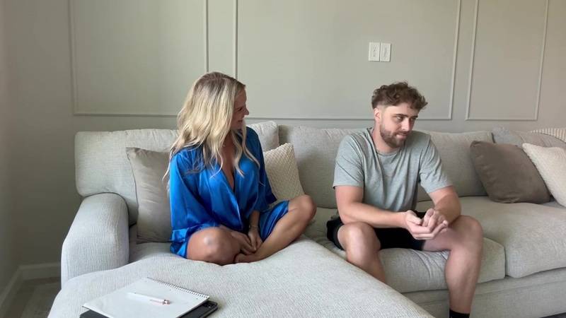 Blonde Milf Hotwifejj Takes A Facial From Her Stepson Porn Video